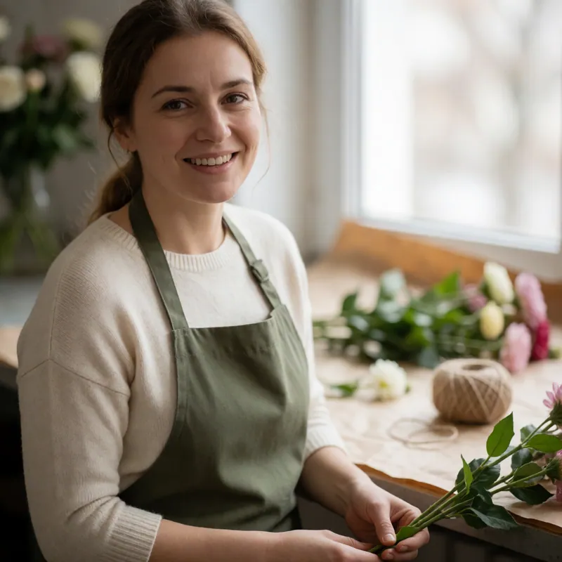 Даниела Първанова — Флорист в Цветя и Декорации Монтана